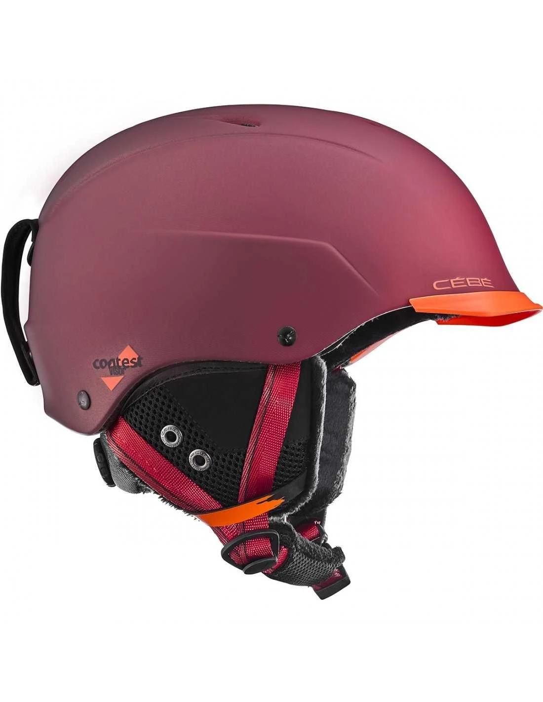 Casque De Ski Cébé Contest Visor Matt Metal Burgundy Taille 56/58cm Réglable 1 Casque De Ski Cébé Contest Visor Matt Metal Burgundy Taille 56/58cm Réglable