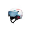 Casque De Ski Neuf Bollé B-Yond Visor White And Amber Blue à Visière Taille 58/61cm