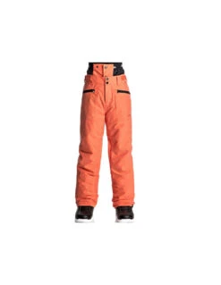 Pantalon Ski/Snow Quiksilver Boundry Youth Mandarin Red