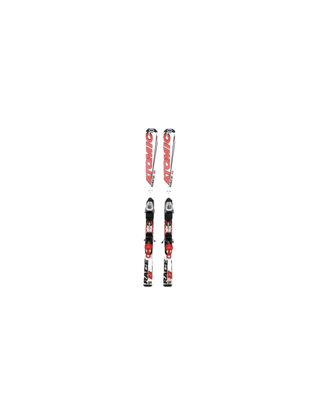 Ski Enfant Occasion Atomic Race 8 Taille 130cm + Fix 1 Ski Enfant Occasion Atomic Race 8 Taille 130cm + Fix