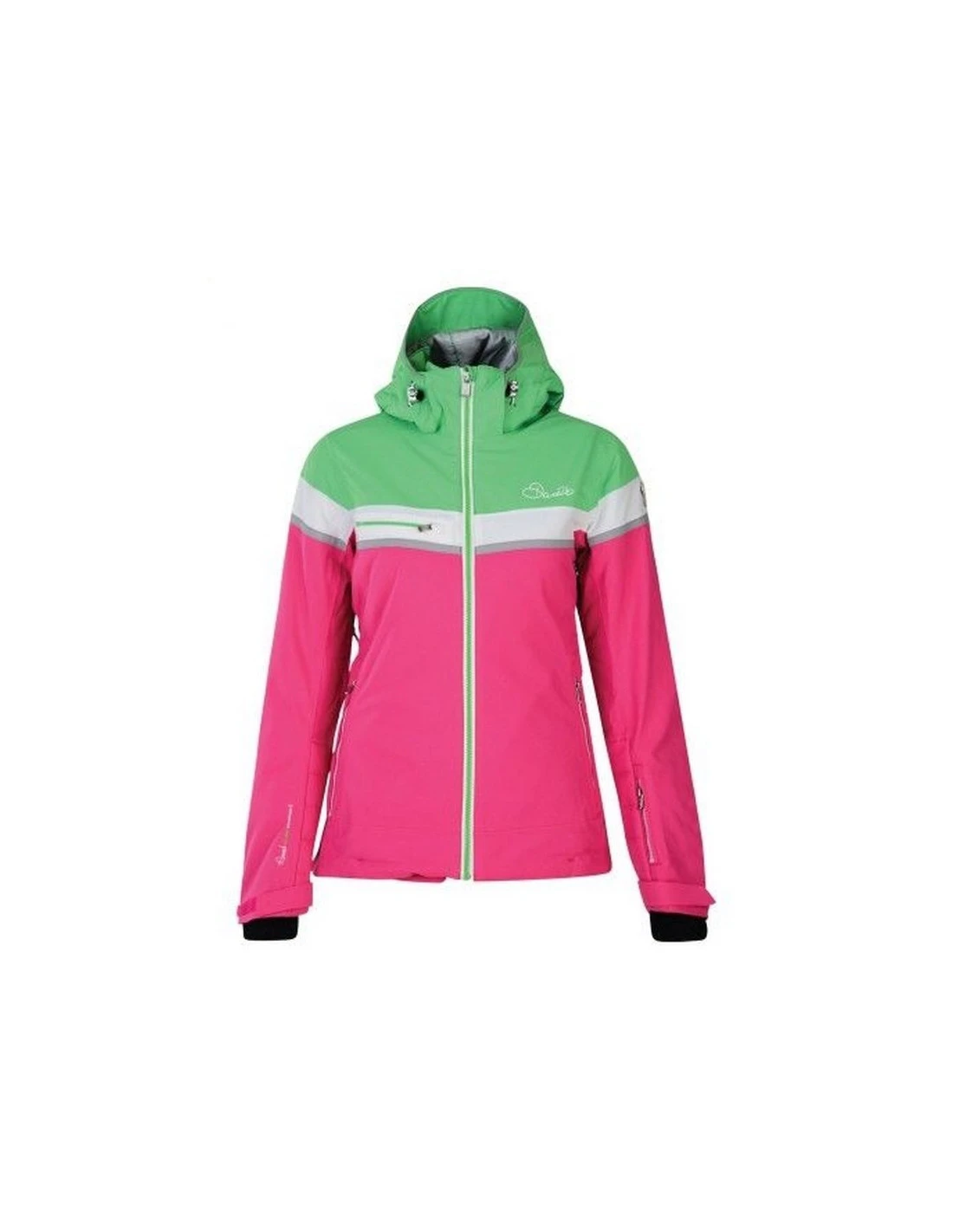 Veste De Ski Femme Neuve Dare 2B Premiss Cyber Pink Green Taille XXS 1 Veste De Ski Femme Neuve Dare 2B Premiss Cyber Pink Green Taille XXS