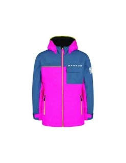 Veste De Ski Junior Neuve Dare 2B Jester Cyber Pink Astronomy Taille 3/4ans, 5/6ans, 9/10ans, 11/12ans, 14ans, 15/16ans